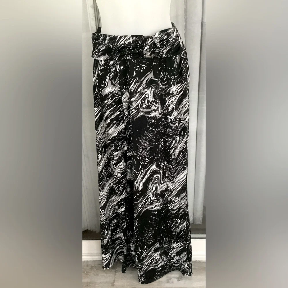ROBERT LOUIS SPLATTER PAINT DESIGN WIDE LEG PANTS🇺🇸 - Picture 1 of 5